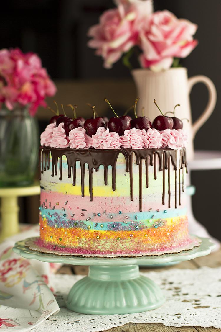 Tarta de Chocolate y Frambuesa por mis 100.000 seguidores en Instagram