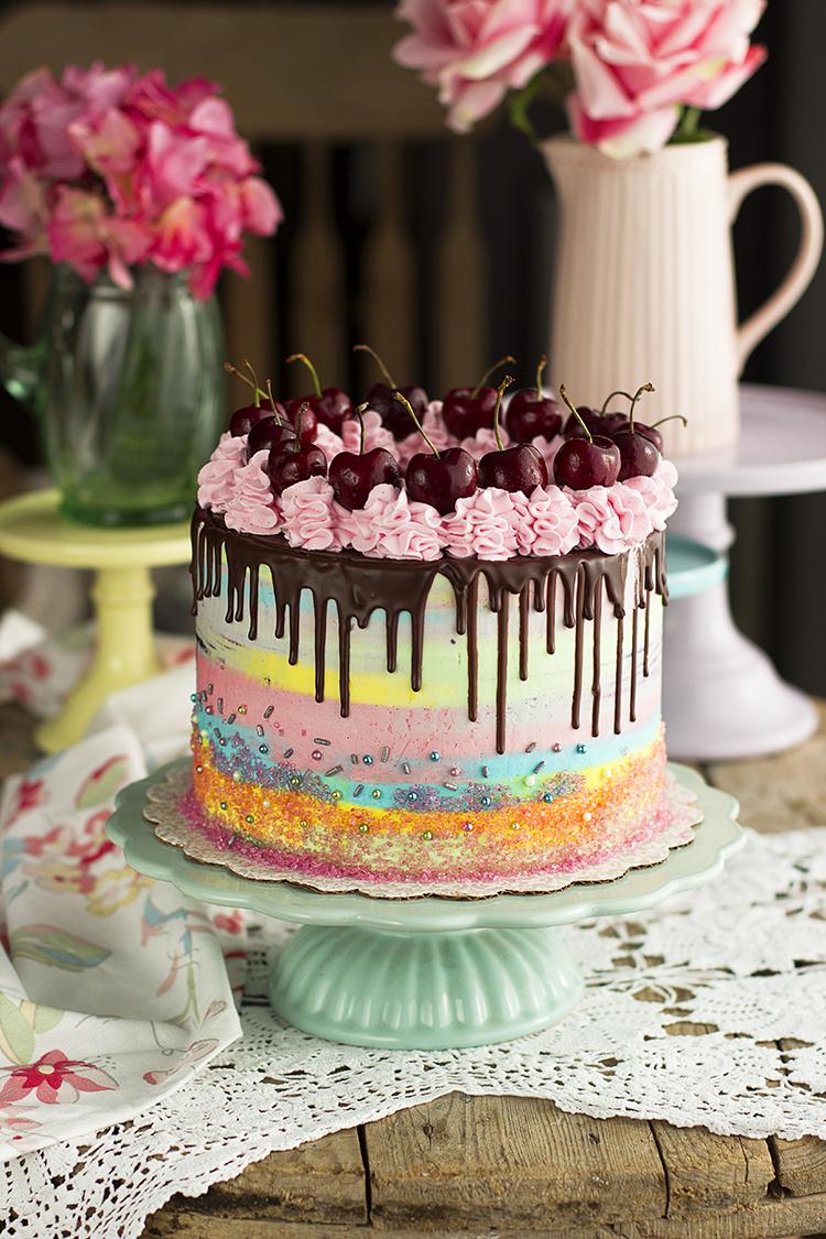 Tarta de Chocolate y Frambuesa por mis 100.000 seguidores en Instagram