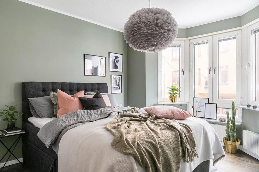 Decoración en gris y rosa para un apartamento muy femenino | Decoración