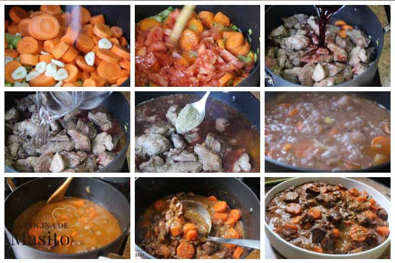 Estofado de ternera receta tradicional