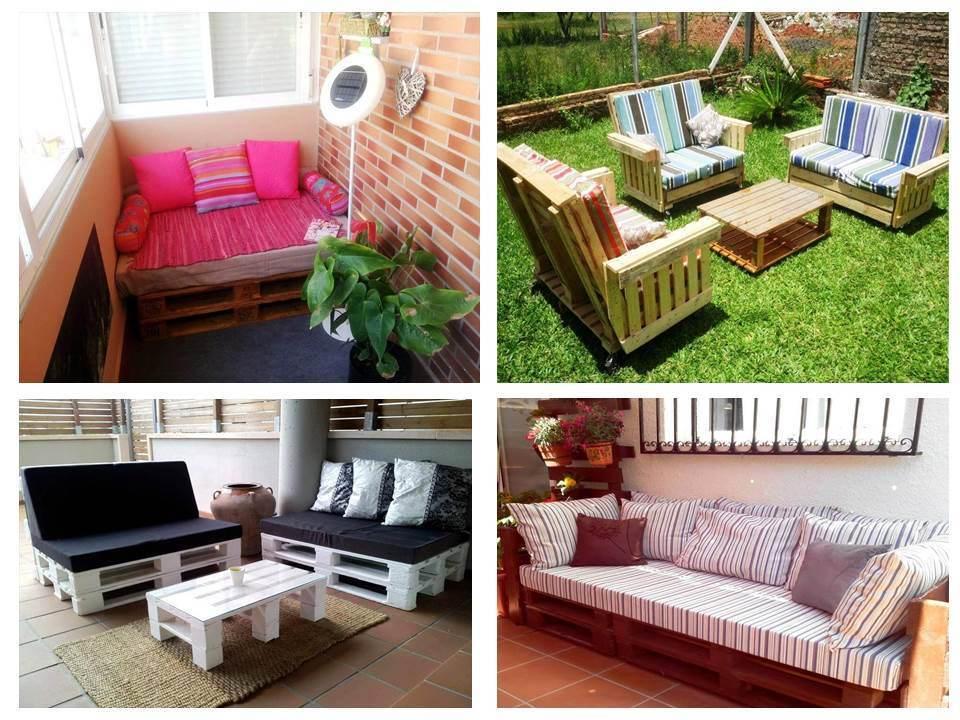 Ideas de muebles de terraza con palets que puedes hacer