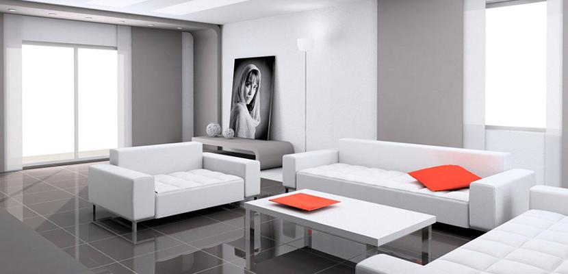 Sal&oacute;n minimalista