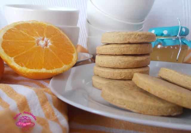galletas de miel y naranja