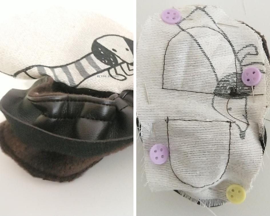 Zapato bebé con detalles de polipiel ¡Con patrones gratis! 