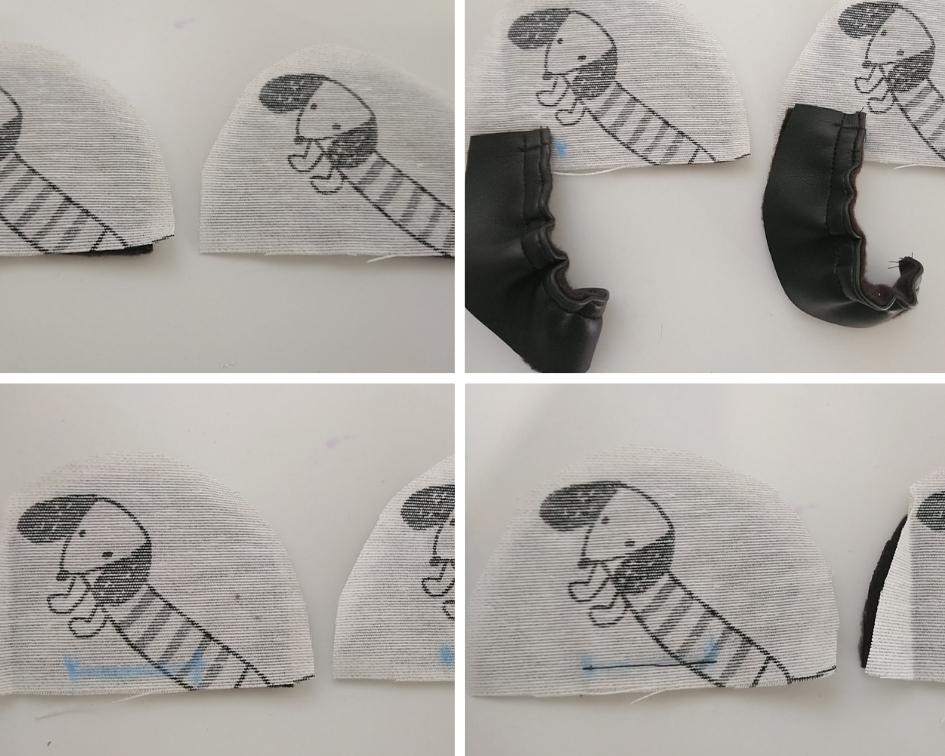 Zapato bebé con detalles de polipiel ¡Con patrones gratis! 