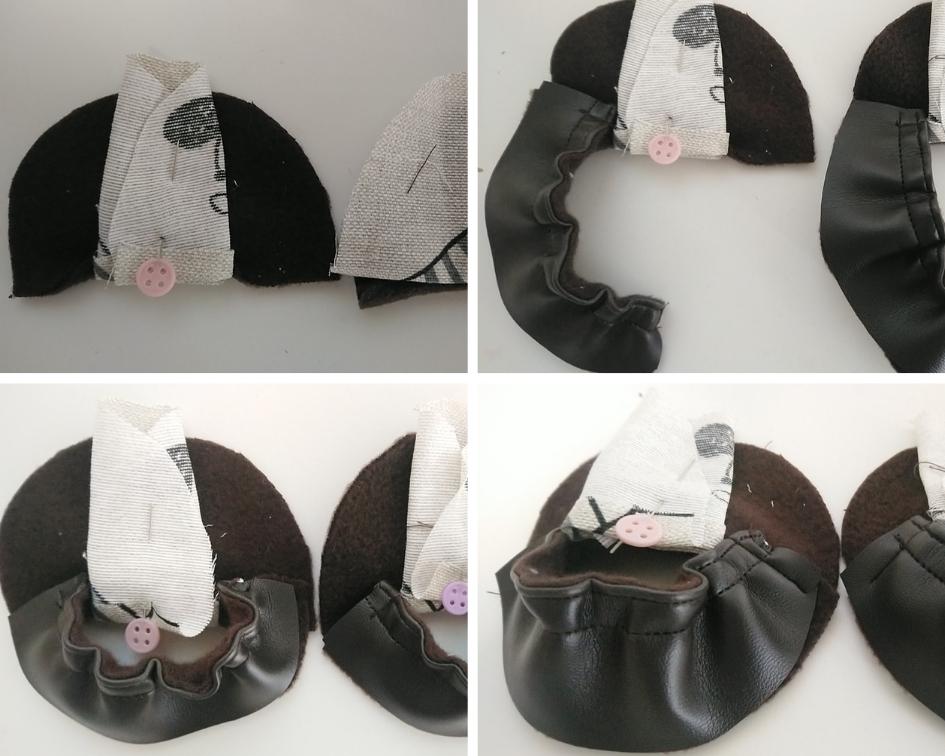 Zapato bebé con detalles de polipiel ¡Con patrones gratis! 