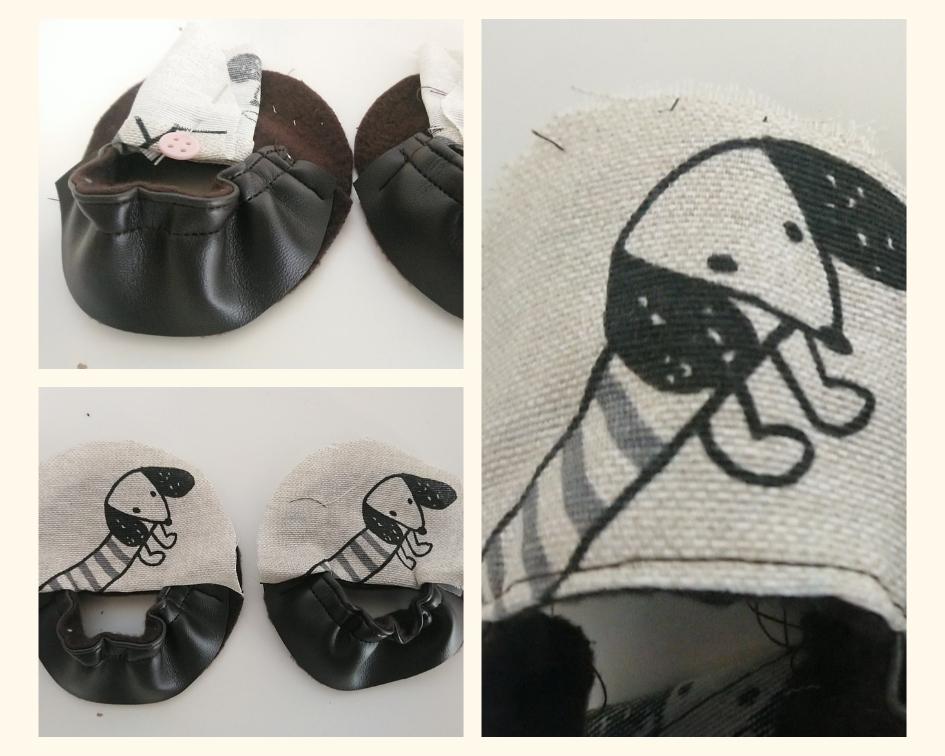 Zapato bebé con detalles de polipiel ¡Con patrones gratis! 