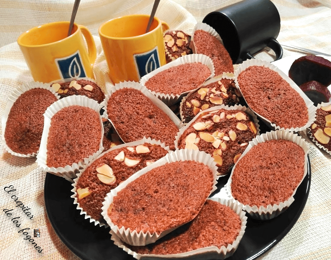 magdalenas de remolacha