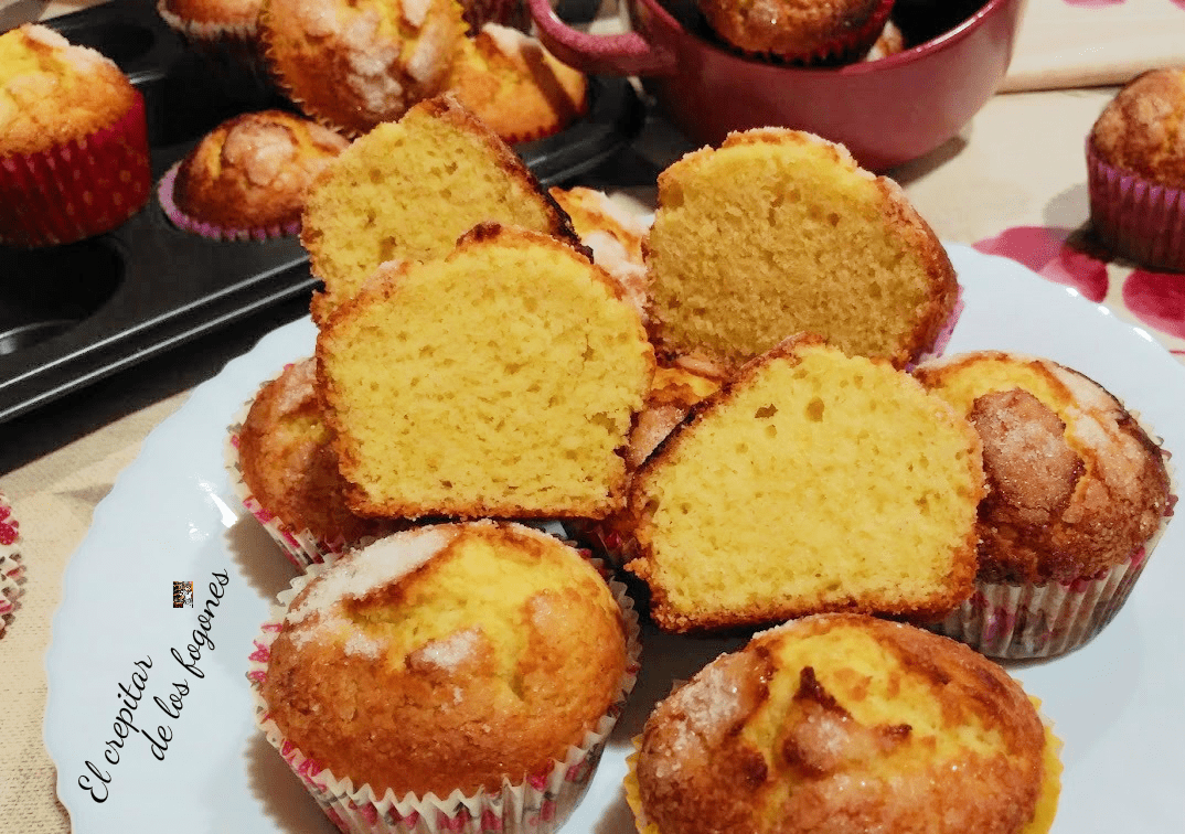 magdalenas de nata (crema de leche)