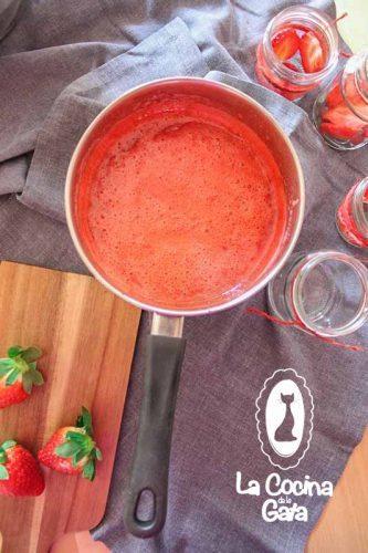 Puré de Fresas listo