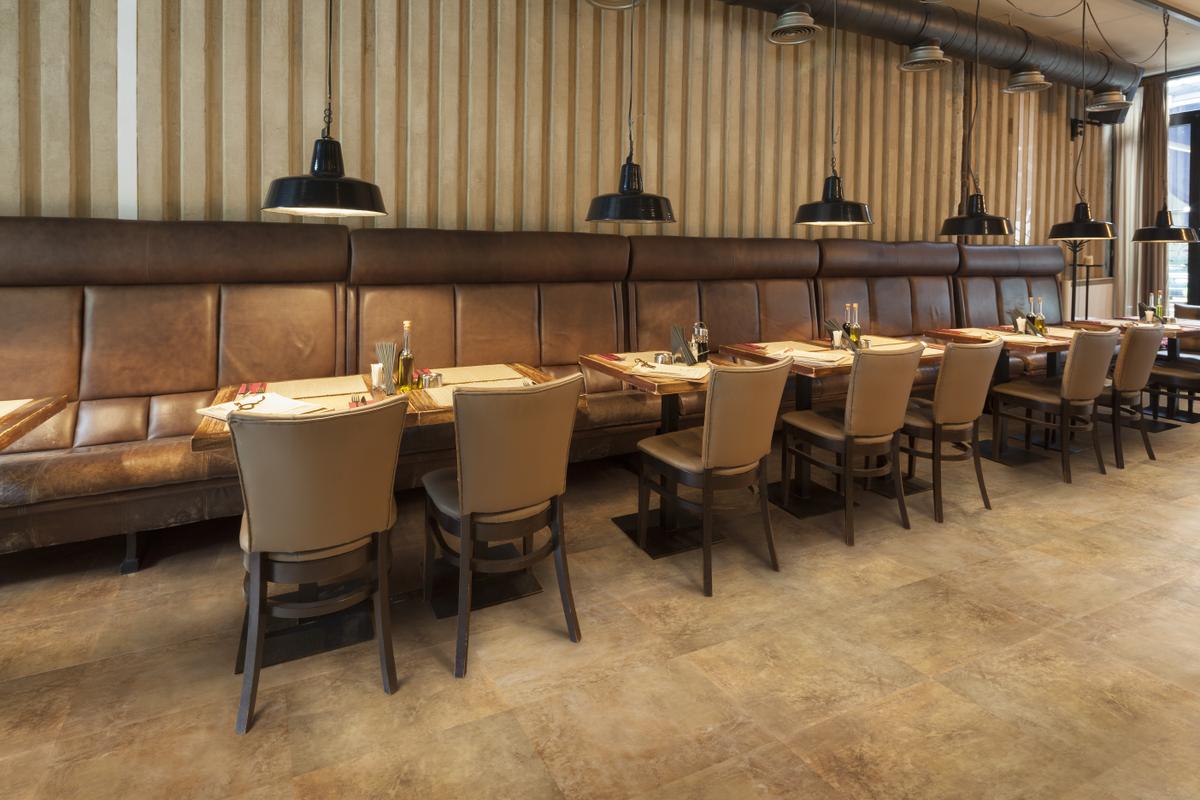 Suelo vinílico restaurante