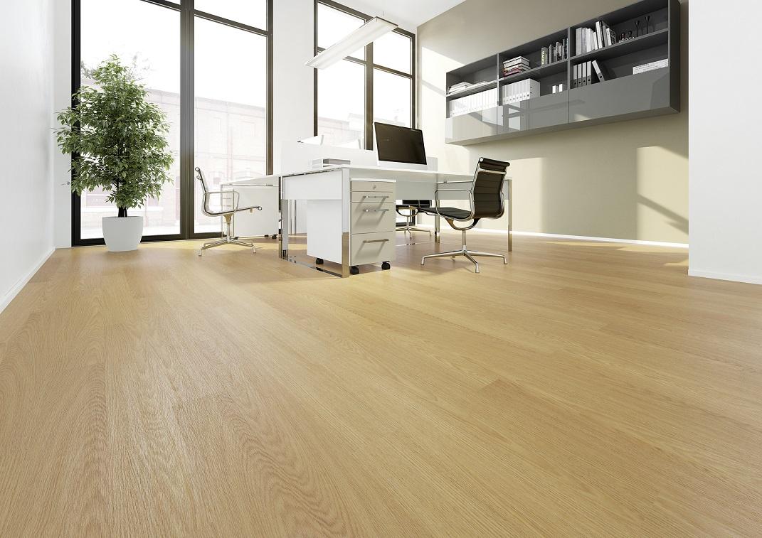 Suelo vinílico click oficina