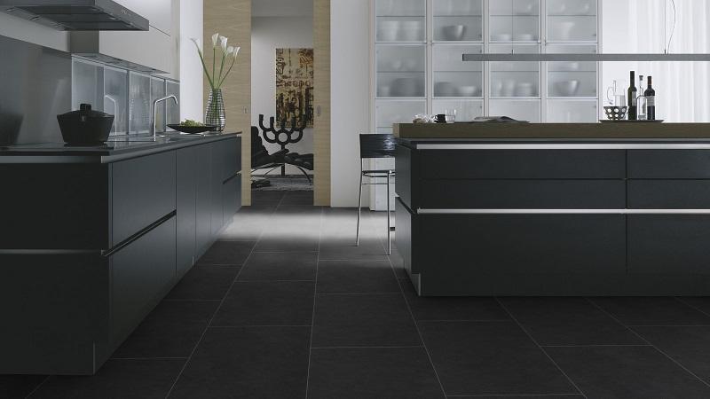 Suelo vinílico click para cocinas