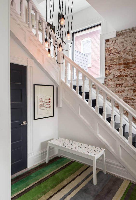 escaleras de interior de madera