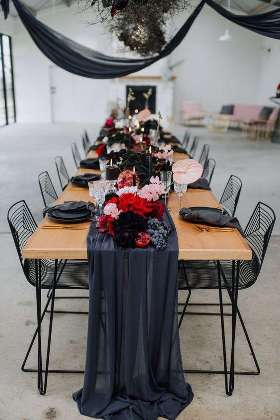 Decoración Bodas en Negro