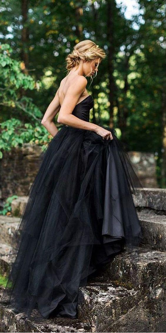 Vestido de Novia negro