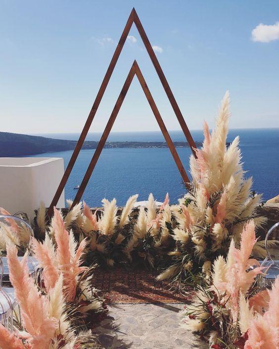 Decorar Boda con Pampas