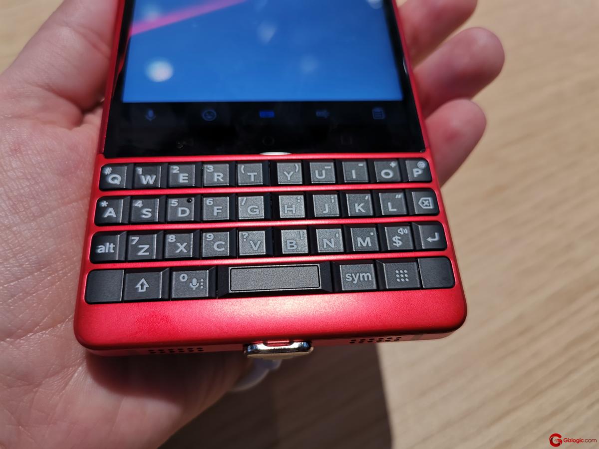 #MWC19: BlackBerry Key2 Red Edition, pantalla