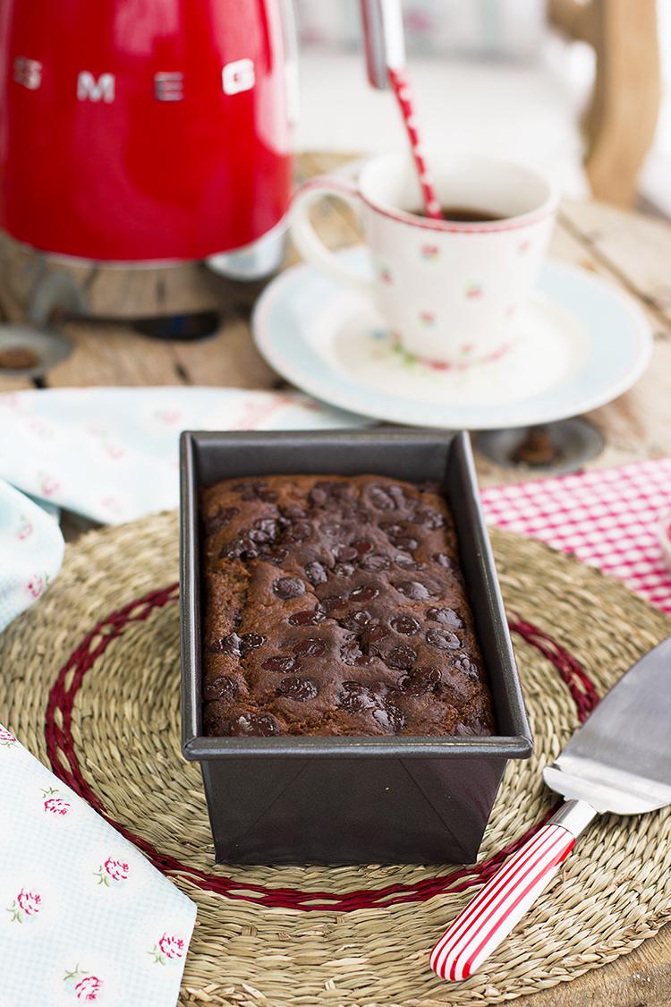 Plum cake de zanahoria y chocolate saludable, fácil y muy rico