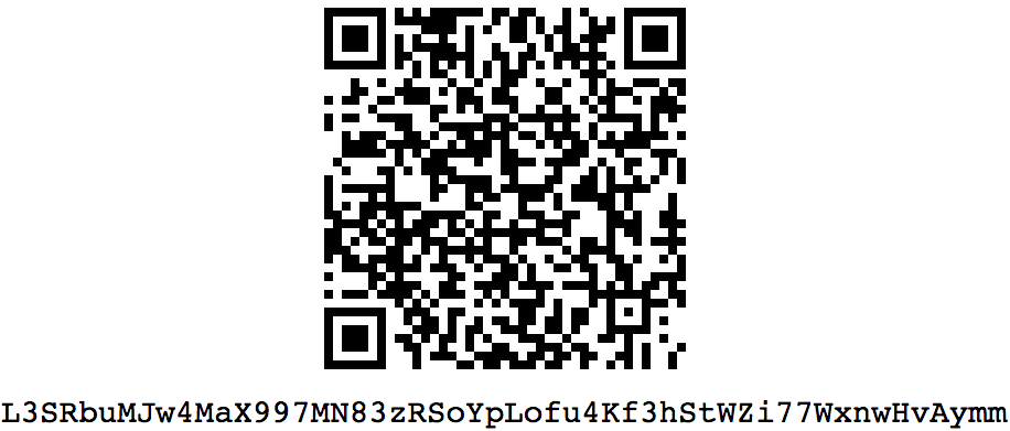 Clave privada Bitcoin QR