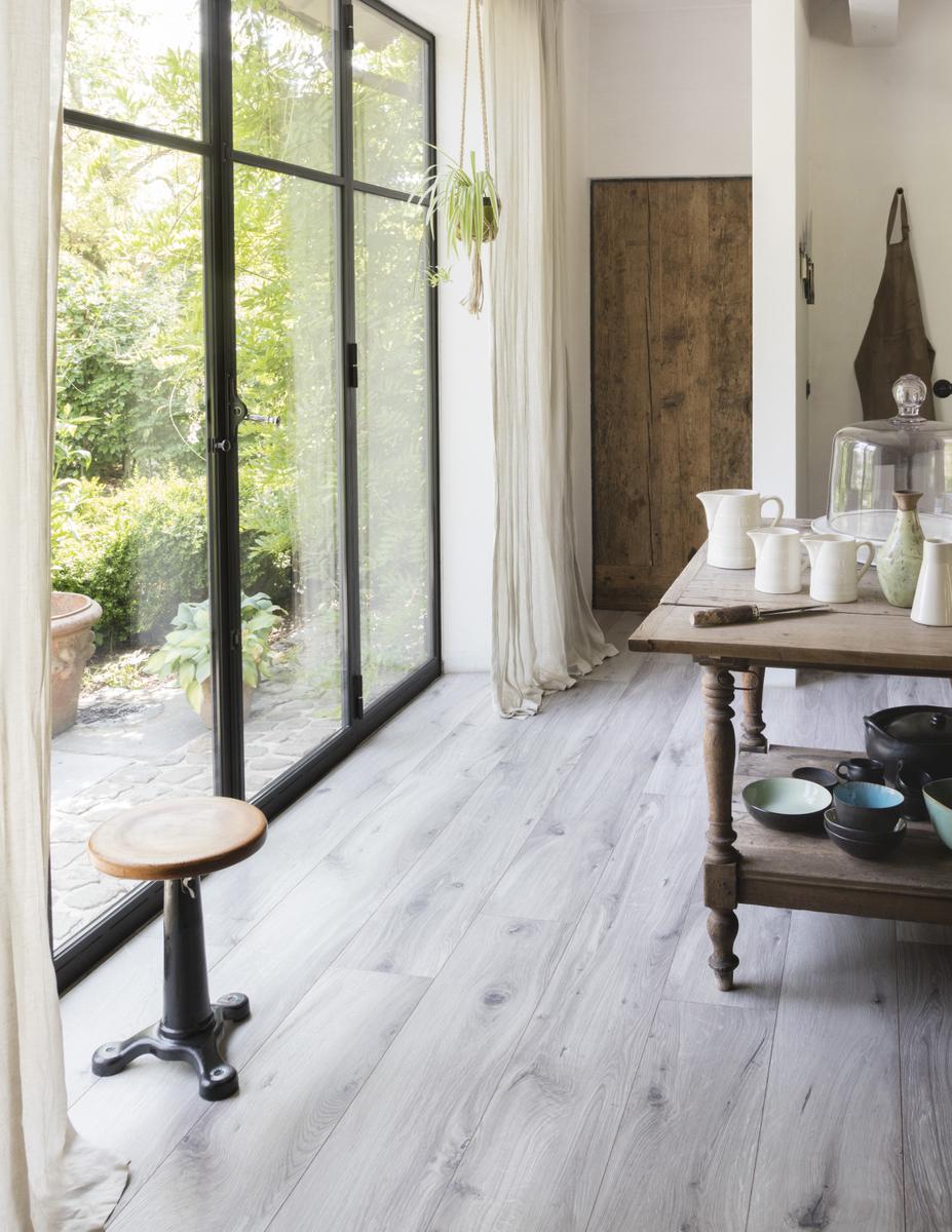 Suelo laminado cocina