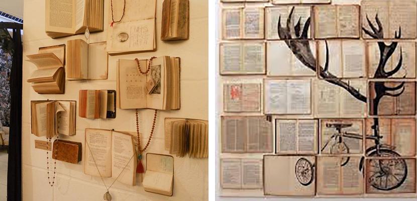 Libros en las paredes