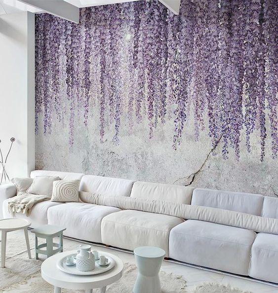 mural lilas