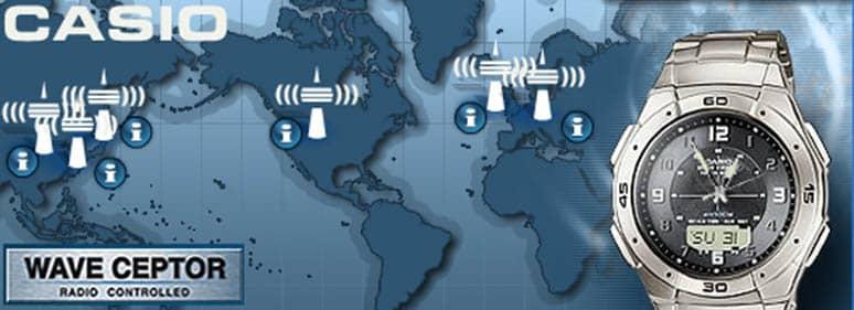 relojes radiocontrolados Casio Wave Ceptor