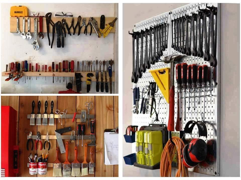 Ideas para organizar herramientas de todo tipo en casa 