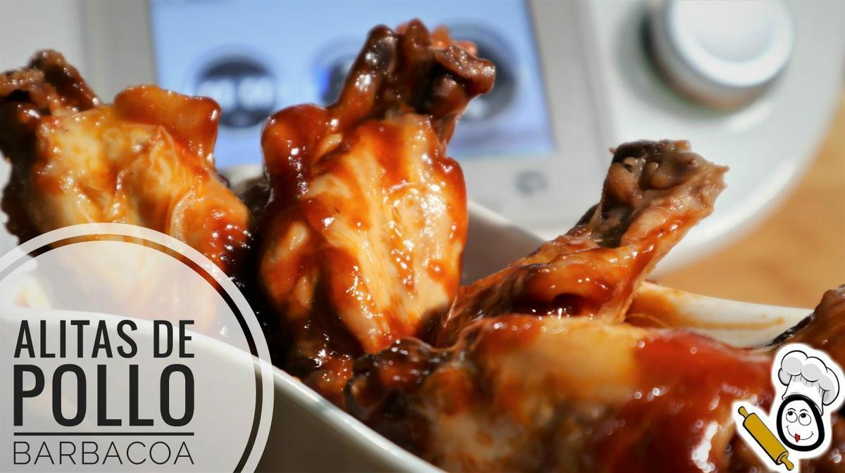 Alitas de pollo con barbacoa en Thermomix