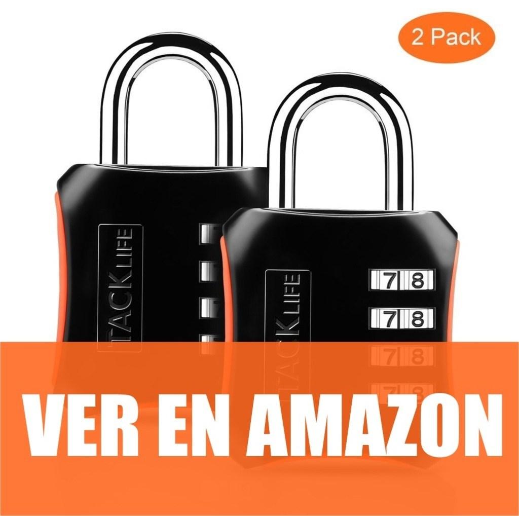 TACKLIFE-HCL3B-2 Packs - Candado de combinación