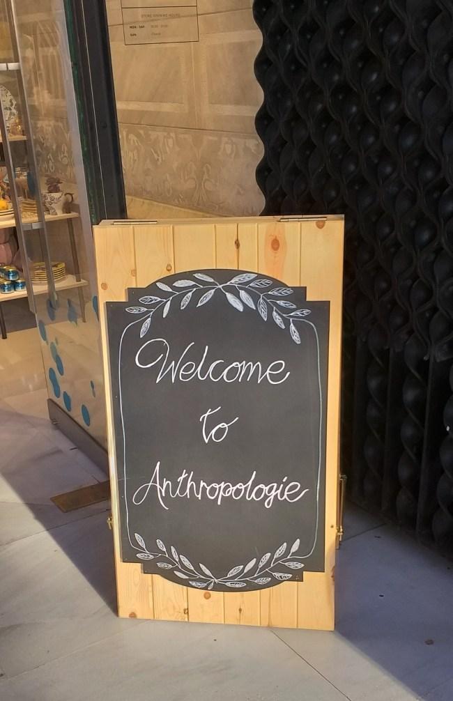 La tienda Anthropologie en Barcelona