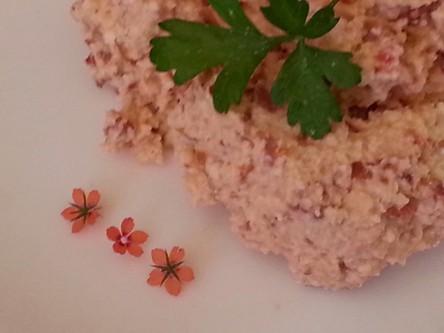 Queso en crema crudivegano de almendras