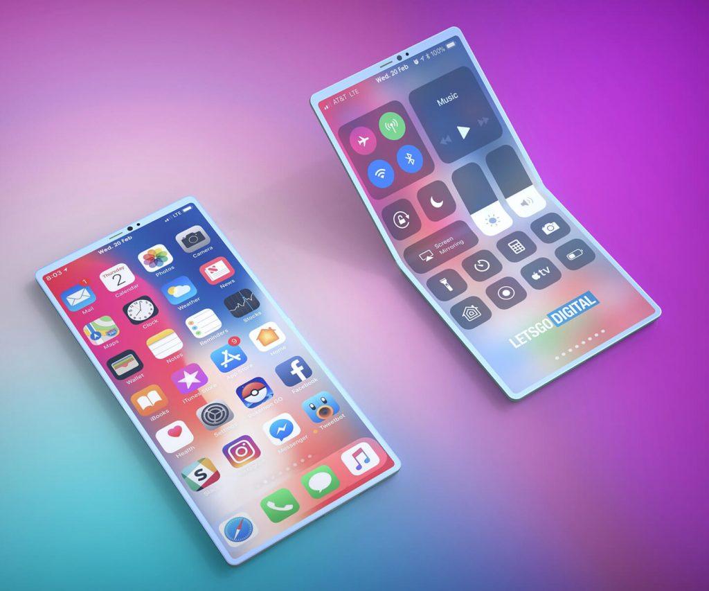 iPhone plegable - Renders