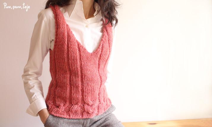 Chaleco de punto - chaleco Alice