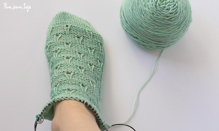 Calcetines Bonjour tejido con agujas de punto