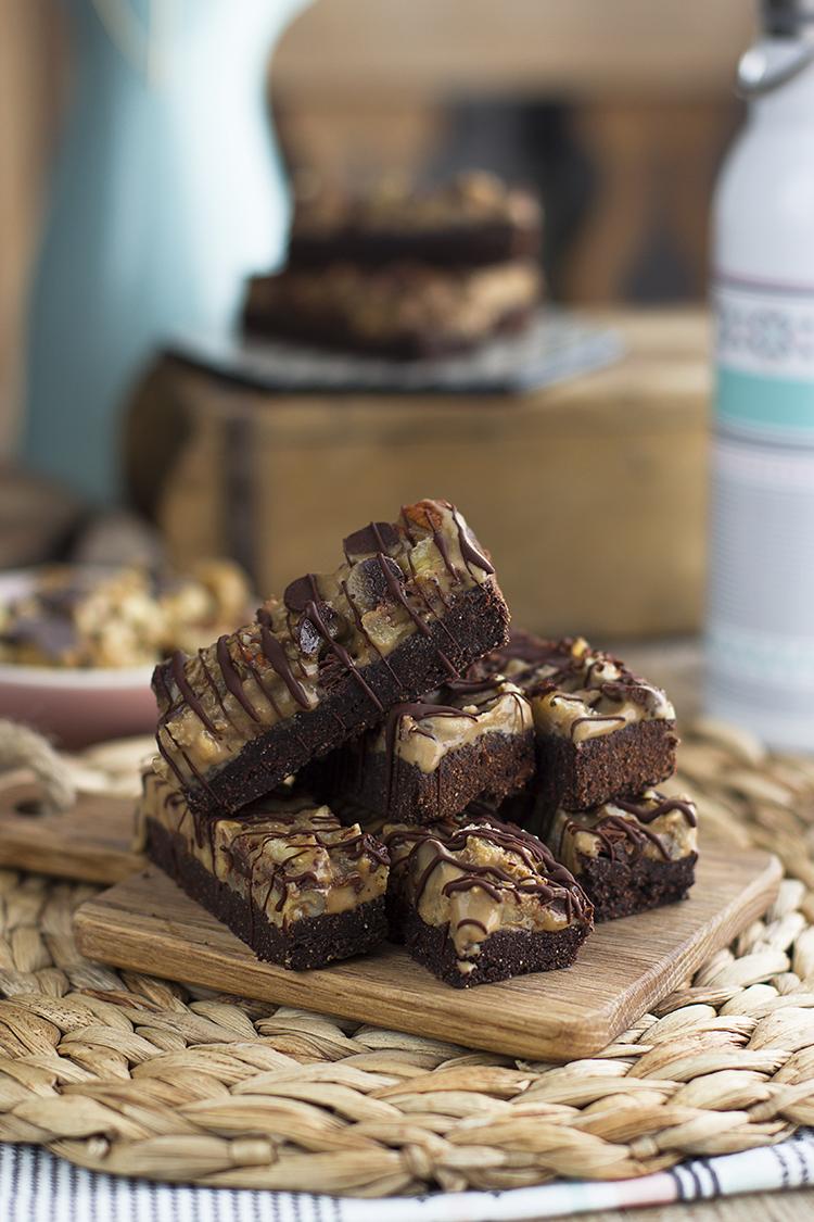 Chocolatina turtle barritas de caramelo nueces y chocolate