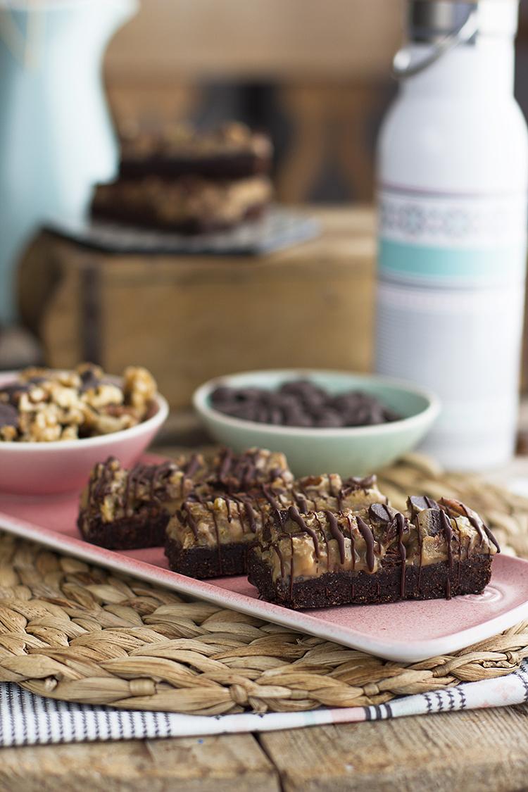 Chocolatina turtle barritas de caramelo nueces y chocolate