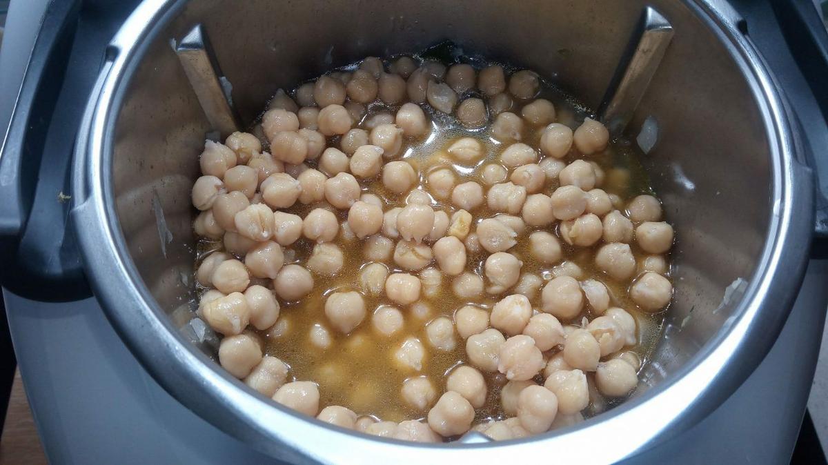 Garbanzos para hacer el potaje en la Thermomix