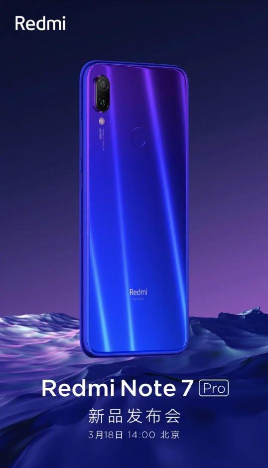 Redmi Note 7 Pro - Publicación de Weibo