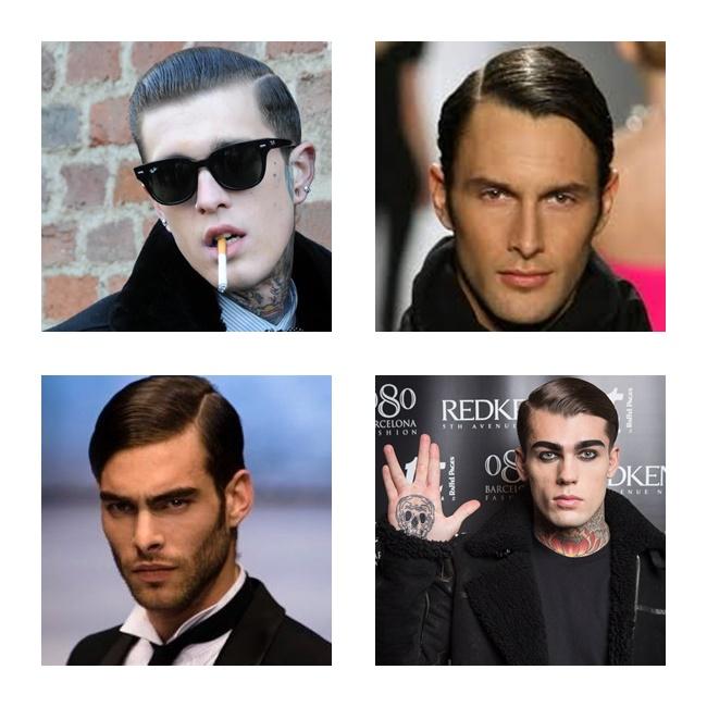 Peinados con Efecto Wet para Hombre