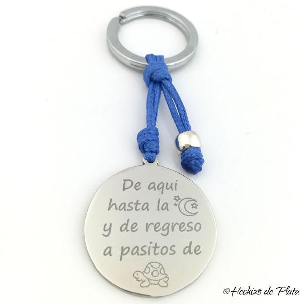 llavero de acero para grabar de Hechizo de Plata Joyería