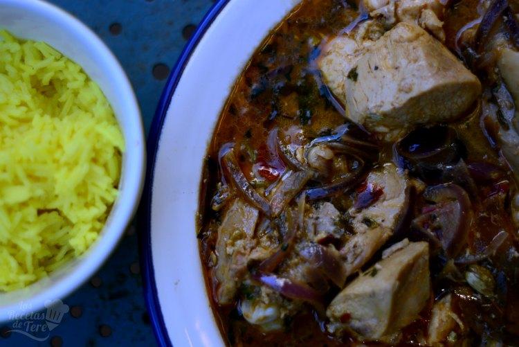 Pollo tikka al etilo hindú