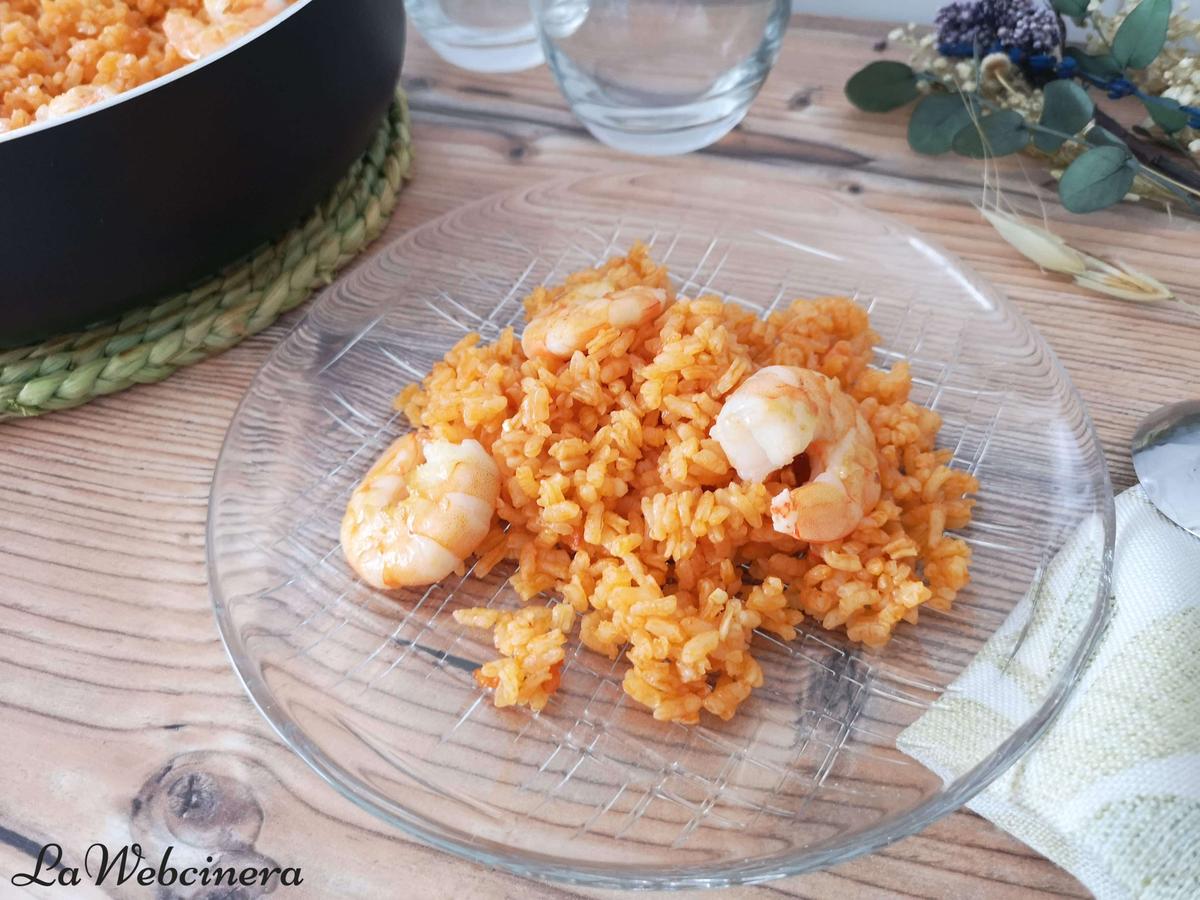 arroz con langostinos