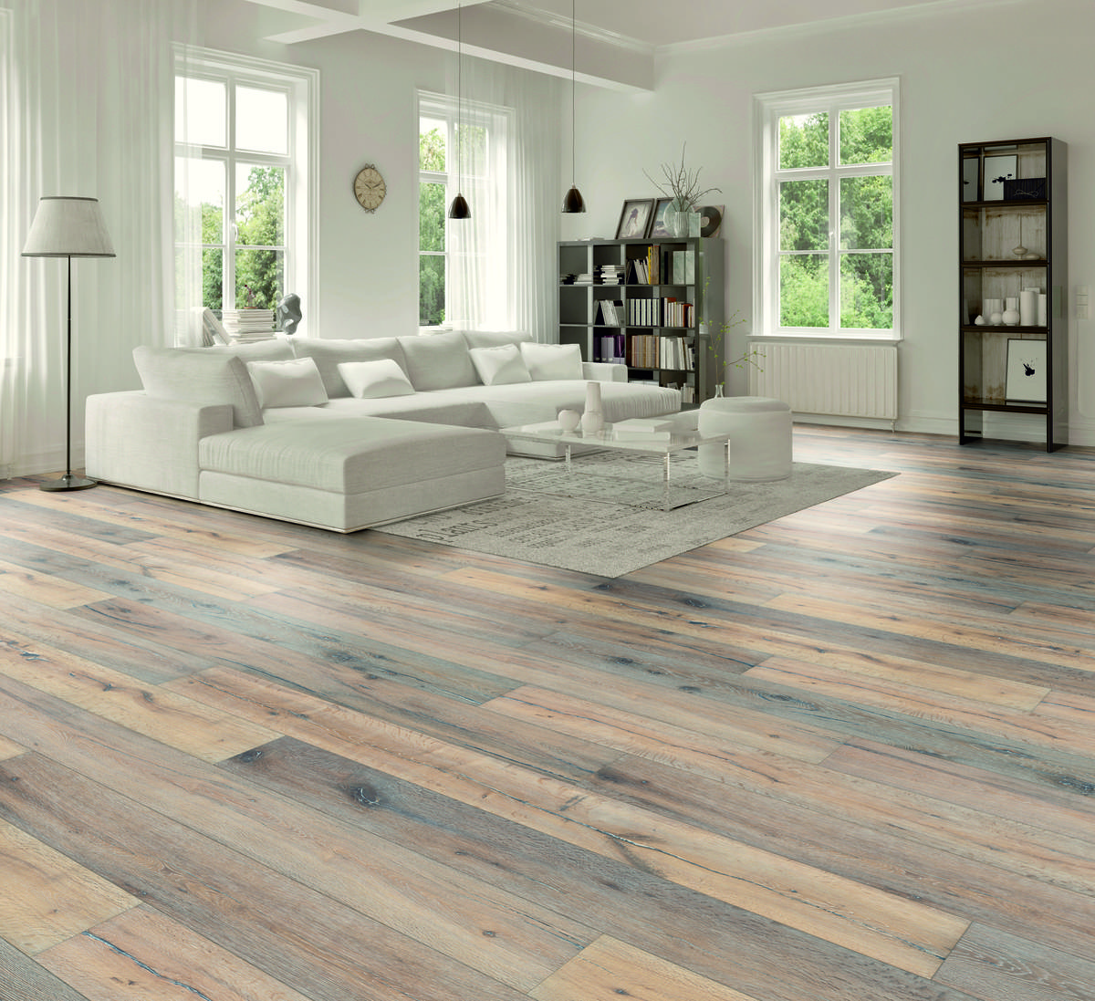 Parquet flotante salón