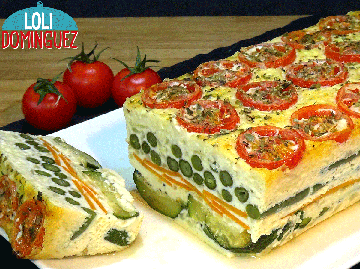 Pastel de verduras al horno, riquísimo y nutritivo, muy fácil de preparar