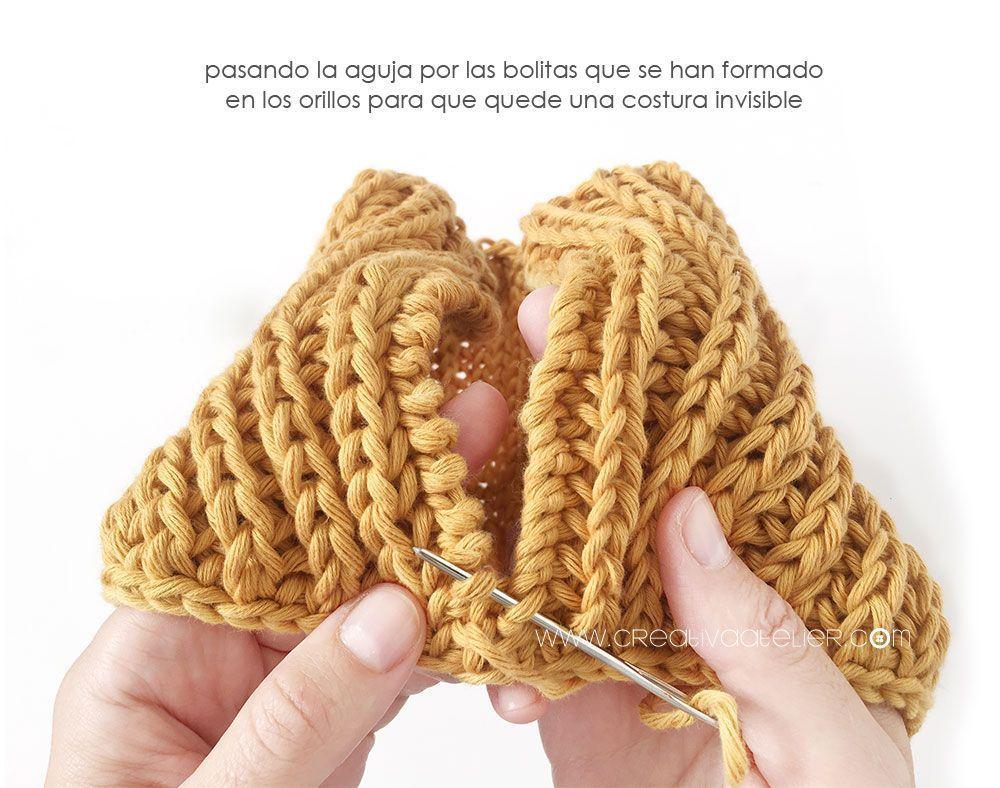 Cómo hacer un Culotte de Punto Brioche o punto inglés para bebé - Patrón y Tutorial -