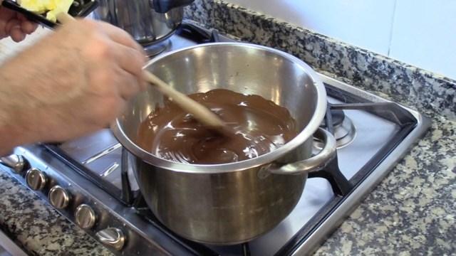 Virutas de chocolate preparamos el chocolate