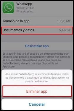 borrar caché sistema ios