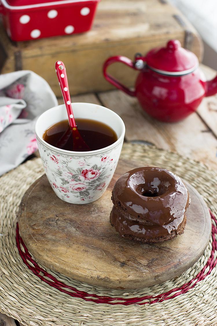 Donuts de Chocolate decadentes saludables e irresistibles